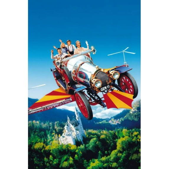Chitty Chitty Bang Bang Movie Poster 16in x 24in 16x24 Multi-Color Square Adults Best Posters
