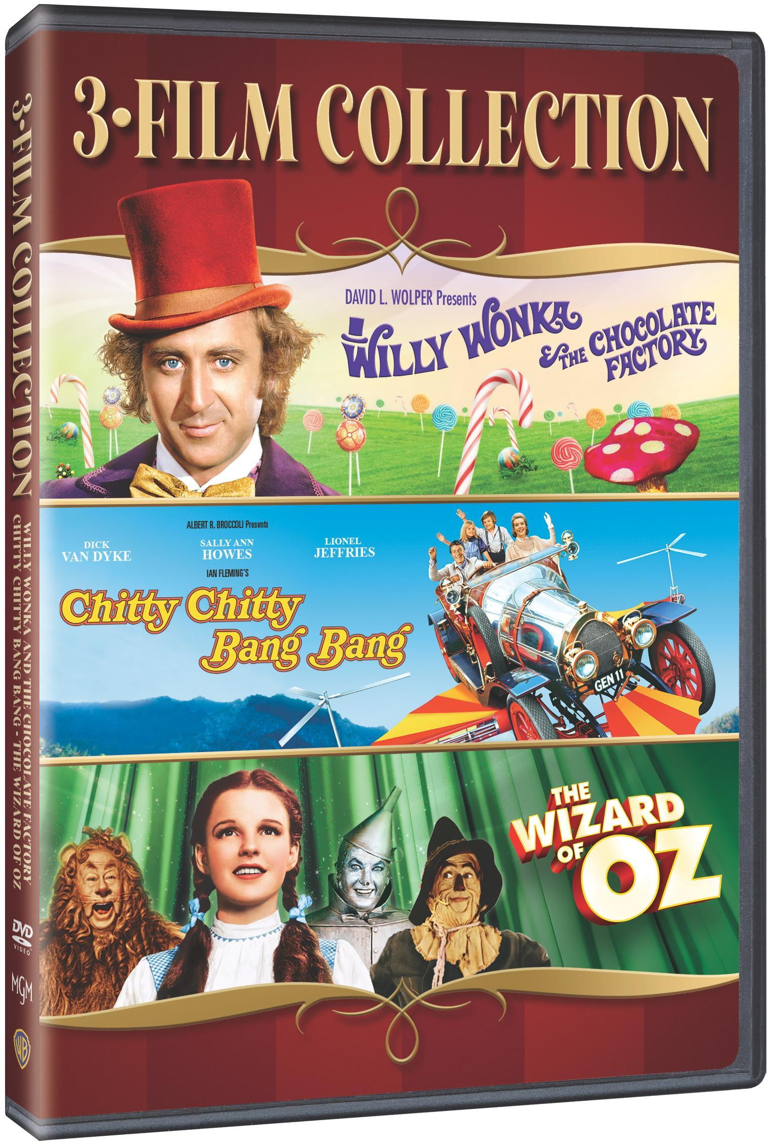 Chitty Chitty Bang Bang / Willy Wonka & The Chocolate Factory / The Wizard of Oz 3-Film Collection(DVD), Family, Warner Bros.