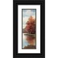thumbnail image 1 of Chiu, T.C. 11x24 Black Ornate Wood Framed with Double Matting Museum Art Print Titled - Slow River II, 1 of 4
