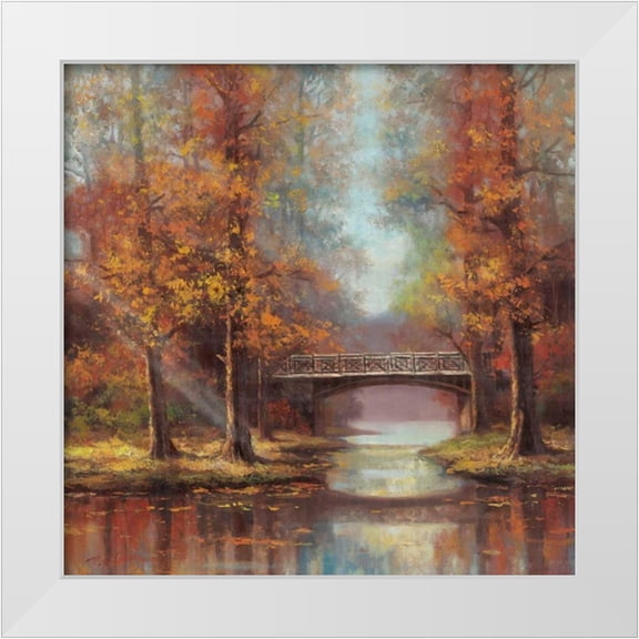 Chiu, T.C. 12x12 White Modern Wood Framed Museum Art Print Titled - Bridge of Peace I