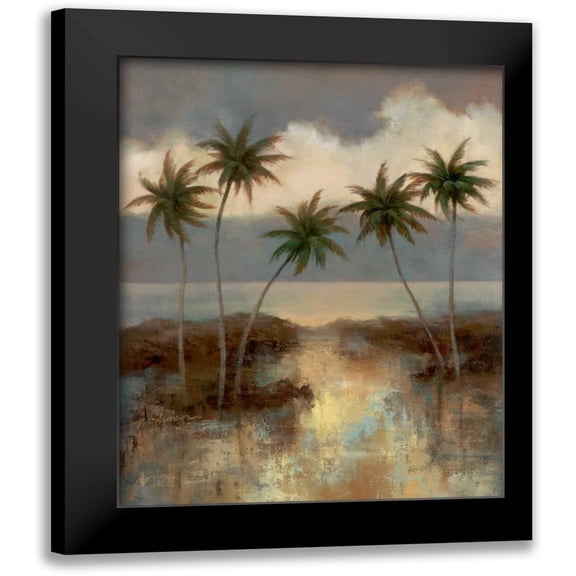Chiu, T.C. 12x14 Black Modern Framed Museum Art Print Titled - After the Rain II