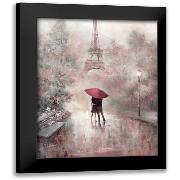 Chiu, T.C. 12x14 Black Modern Framed Museum Art Print Titled - Blush Reflections
