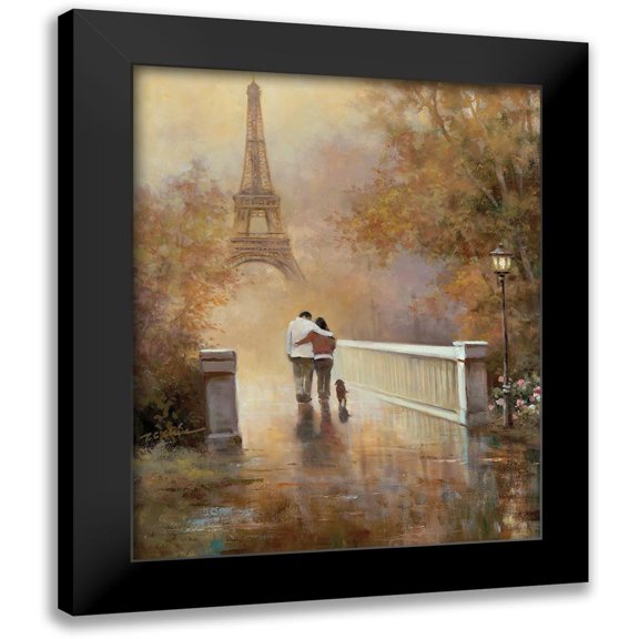 Chiu, T.C. 12x14 Black Modern Framed Museum Art Print Titled - Walk in the Park II