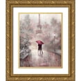 thumbnail image 1 of Chiu, T.C. 12x14 Gold Ornate Wood Framed with Double Matting Museum Art Print Titled - Blush Reflections, 1 of 4