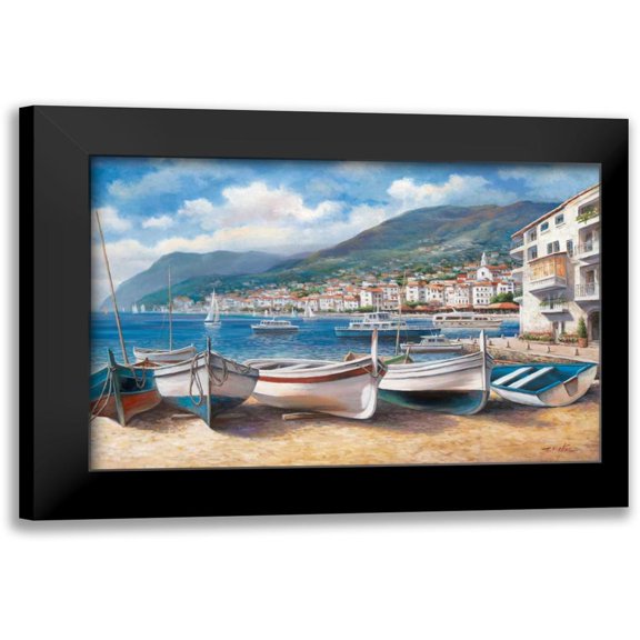 Chiu, T.C. 14x11 Black Modern Framed Museum Art Print Titled - Bella Mattina II