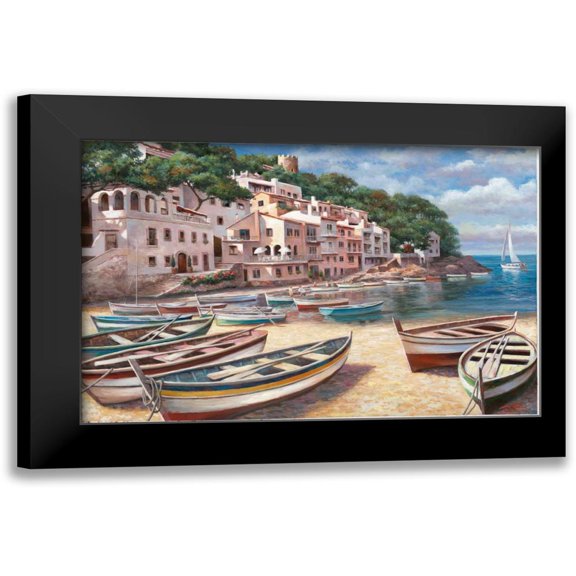 Chiu, T.C. 14x11 Black Modern Framed Museum Art Print Titled - Bella Mattina I