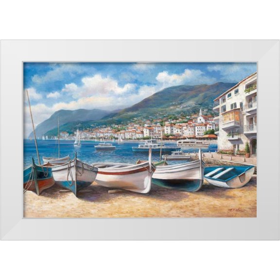 Chiu, T.C. 14x11 White Modern Wood Framed Museum Art Print Titled - Bella Mattina II