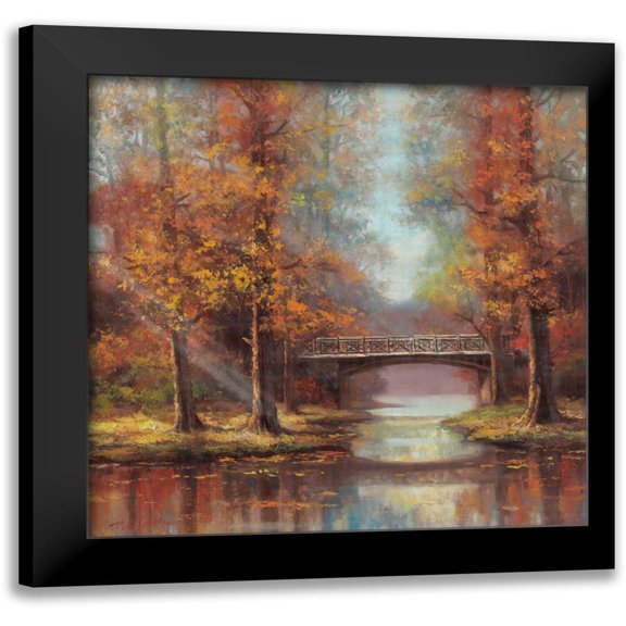Chiu, T.C. 15x15 Black Modern Framed Museum Art Print Titled - Bridge of Peace I