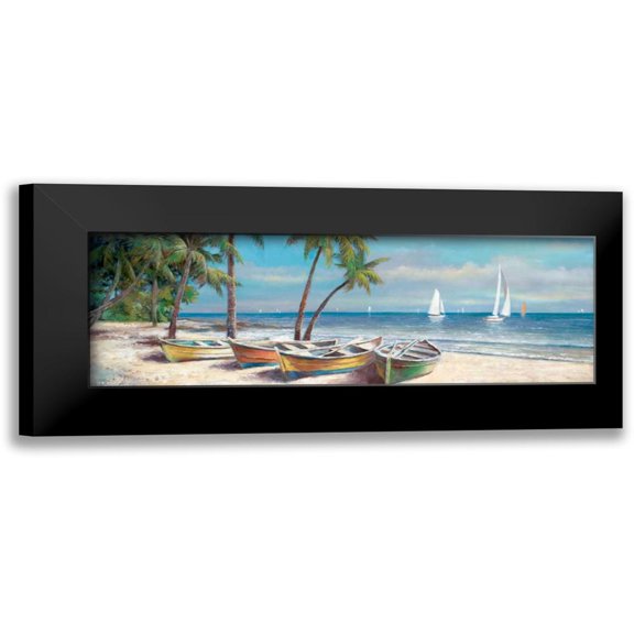 Chiu, T.C. 24x11 Black Modern Framed Museum Art Print Titled - Fair Island I