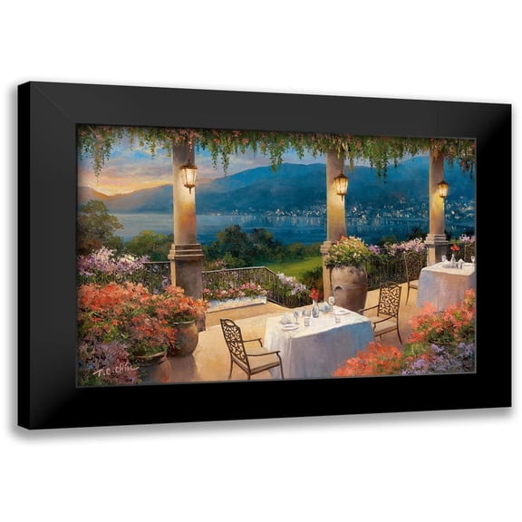 Chiu, T.C. 24x17 Black Modern Framed Museum Art Print Titled - Amalfi Holiday II