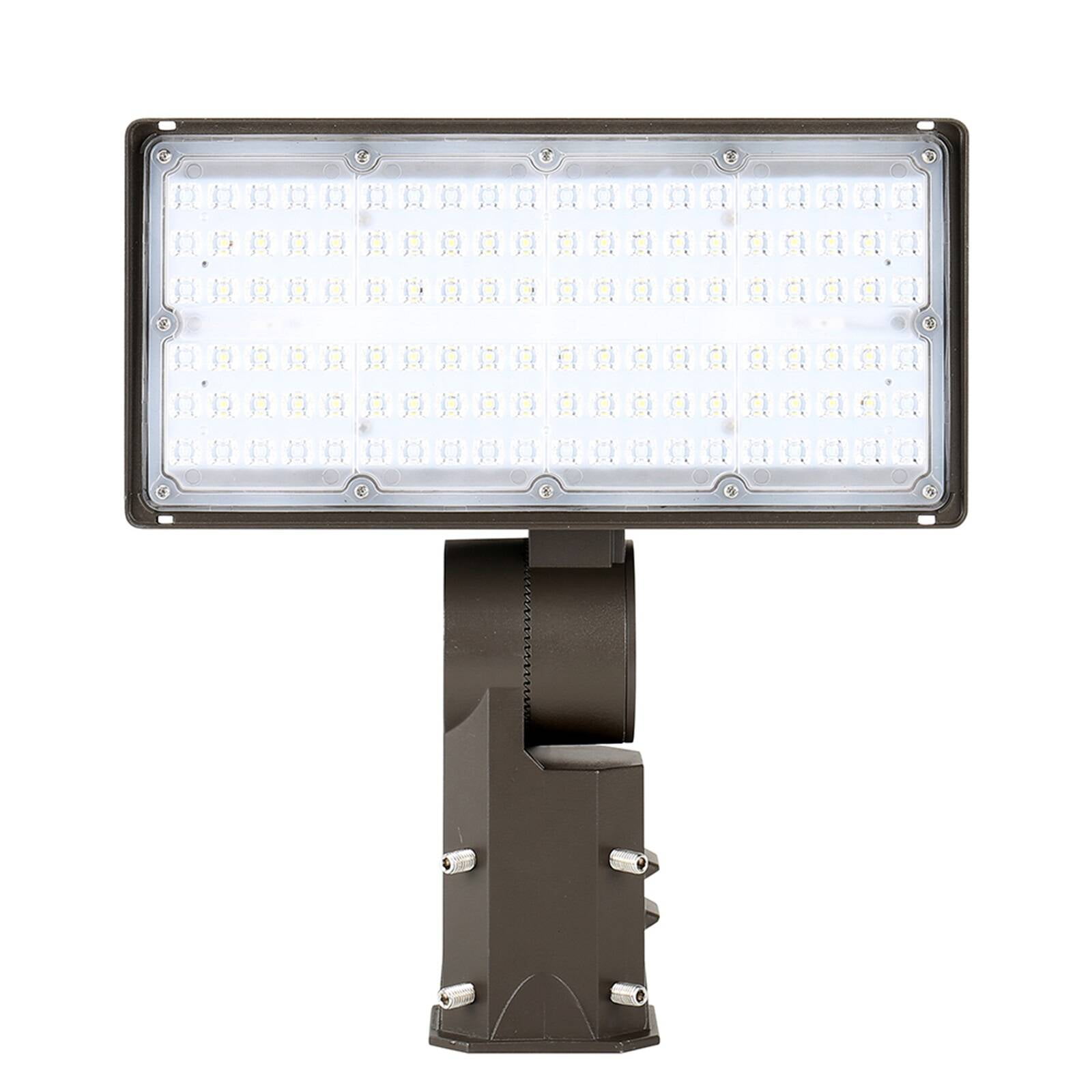 Chiuer 100W Flood Lights Outdoor Slip Fitter Mount 5000K 13500LM 120-277V