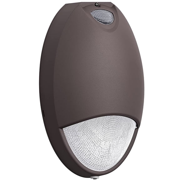 Choierled 12W LED Emergency Wall Pack Light with Backup Battery and Photocell