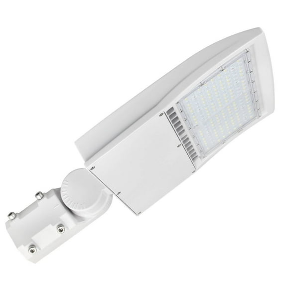 Chiuer 150 Watt LED Shoebox Light 277-480V 5000K 21000LM Slip Fit,White