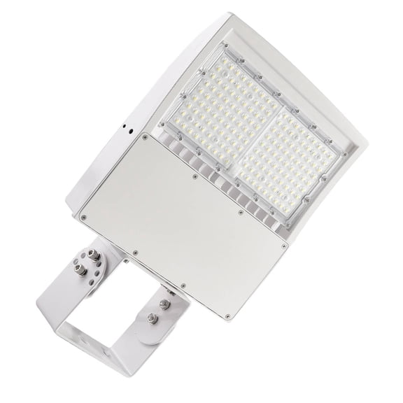 Chiuer 150W LED Pole Security Light 277-480V 5000K 21000LM White Housing