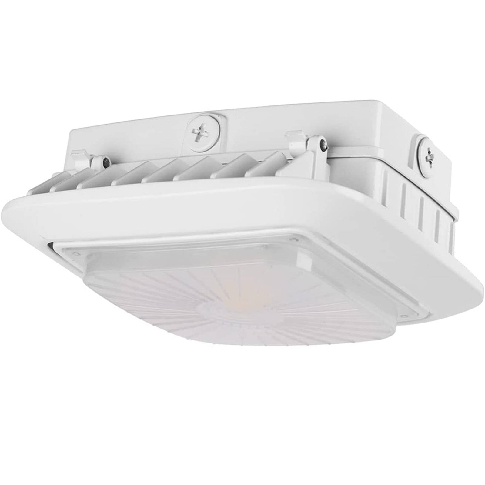 Chiuer 30W LED White Canopy Light Parking Garage 5000K 3900LM 100-277V 1-10V Dimmable