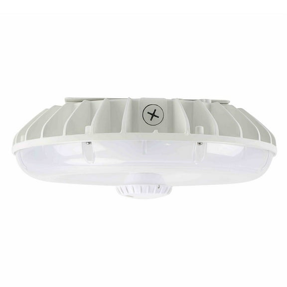 Chiuer 60W LED Round Garage Canopy Light With Motion Sensor 5000K 7100LM