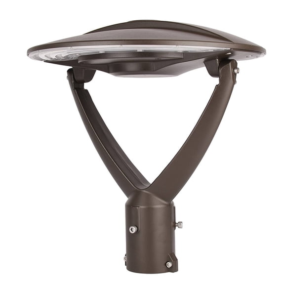 Chiuer LED Adjustable Swivel Post Top Light 100/80/60 Watt Color Selectable 30K/40K/50K 100-277V