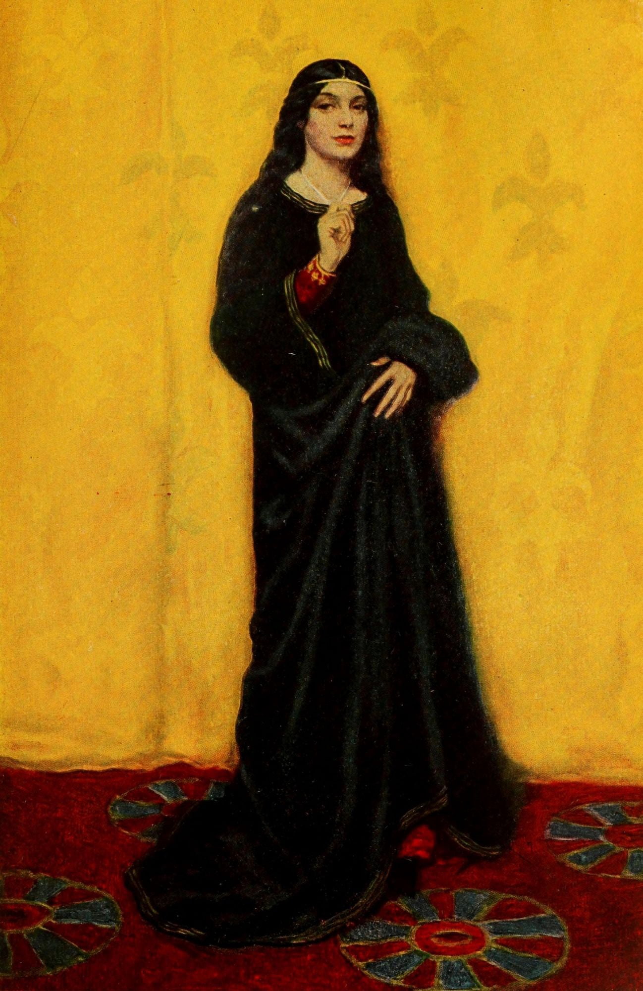 Chivalry 1909 She had viewed the great conqueror Canvas Art - Howard Pyle (18 x 24)
