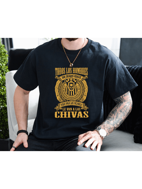 Chivas Guadalajara Mexican Soccer Football Team Unisex T-Shirt, up to size 3XL.