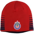 thumbnail image 1 of Chivas Puma Team Colors Reversible Knit Beanie - Red/Blue - OSFA, 1 of 2