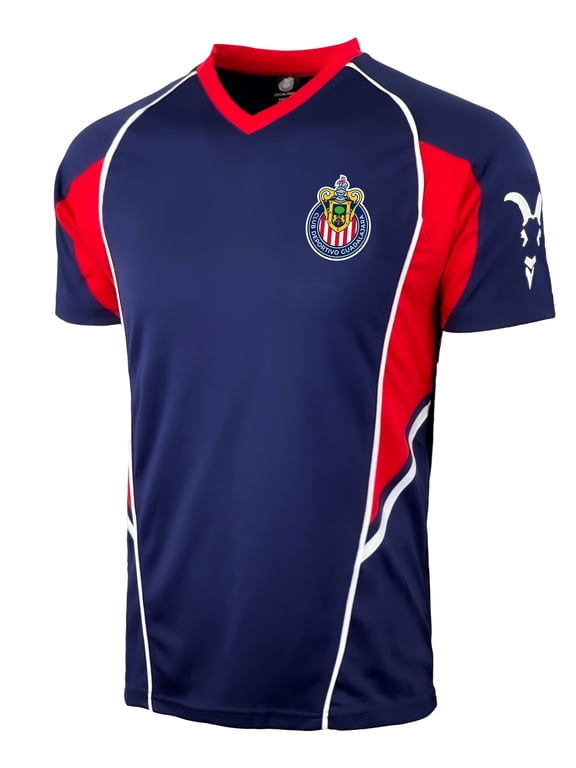 Chivas Training Jersey Adult and Youth Sizes, Licensed Chivas Del Guadalajara Tee Shirt (YXL)
