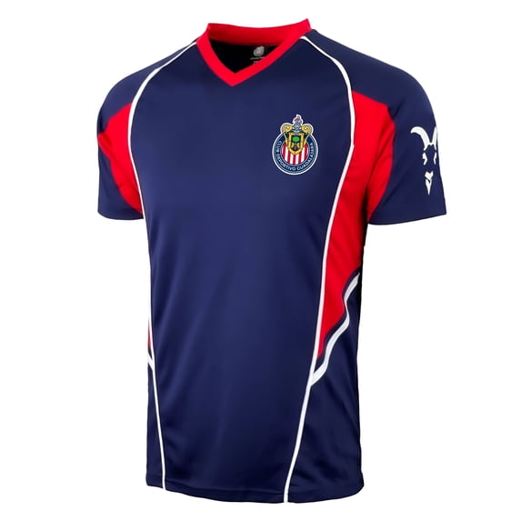 Chivas Training Jersey Adult and Youth Sizes, Licensed Chivas Del Guadalajara Tee Shirt (YXL)