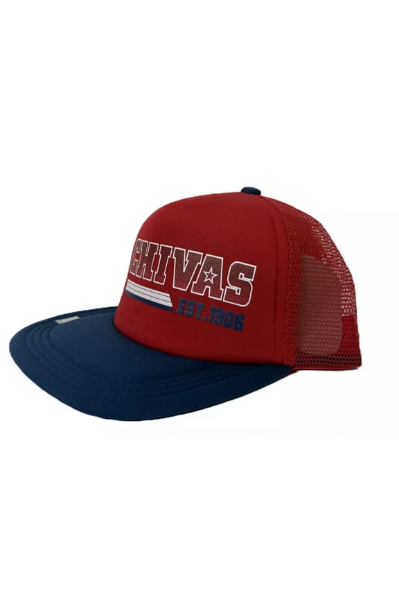 Chivas Trucker Hat, Red/Navy, Officially Licensed