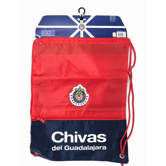 Rhinox Chivas de Guadalajara Liga MX Cinch Bag, Red