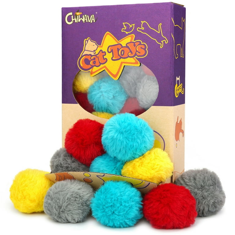 Cat toys pom pom balls 2025