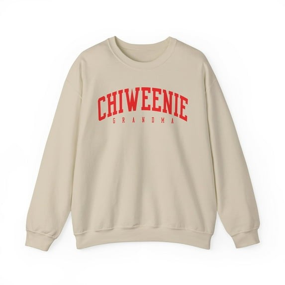 Chiweenie Grandma Sweatshirt Gifts Crew Neck Shirt Long Sleeve Unisex