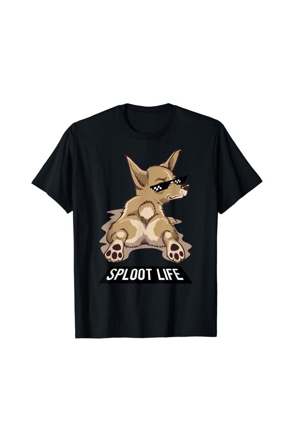 Chiweenie T Shirt, Sploot Life, Chiweenie Dog Gifts T-Shirt, Vintage Birthday Gift