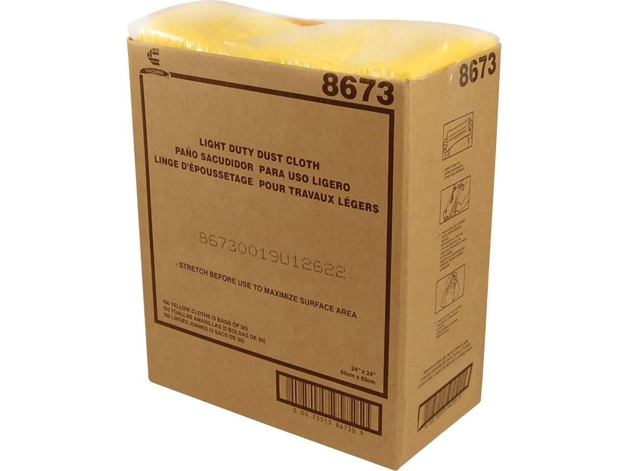 Chix Masslinn Yellow Dust Cloths, 150 count