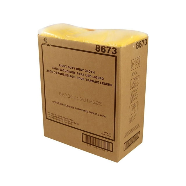 Chix Masslinn Yellow Dust Cloths, 150 count