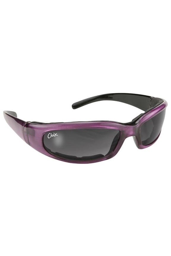 Chix Rally Womens Sunglasses Purple Frame/Gray Gradient Lens