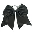 thumbnail image 1 of Chixx Glitter Flake Cheer Bow - Black Glitter Flake, 1 of 1