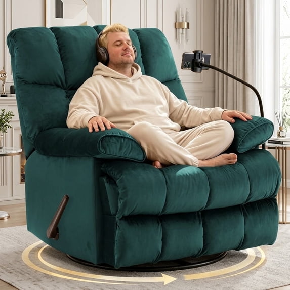 Chizzysit Recliner Chair for Elderly, Chair Recliners for Living Room, RV, Bedroom