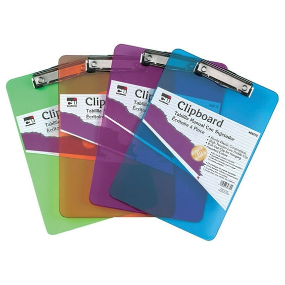 Chl89770 - Plastic Clipboards
