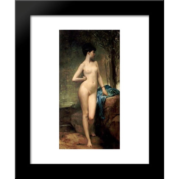Chlo 20x24 Framed Art Print by Jules Joseph Lefebvre