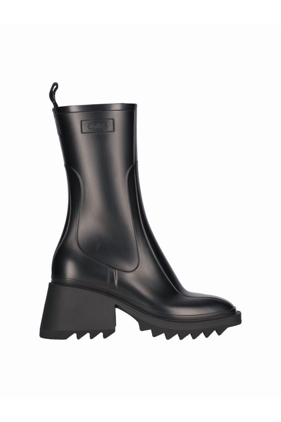 é Black Betty Waterproof Rubber Rain Boots Black (Women's)