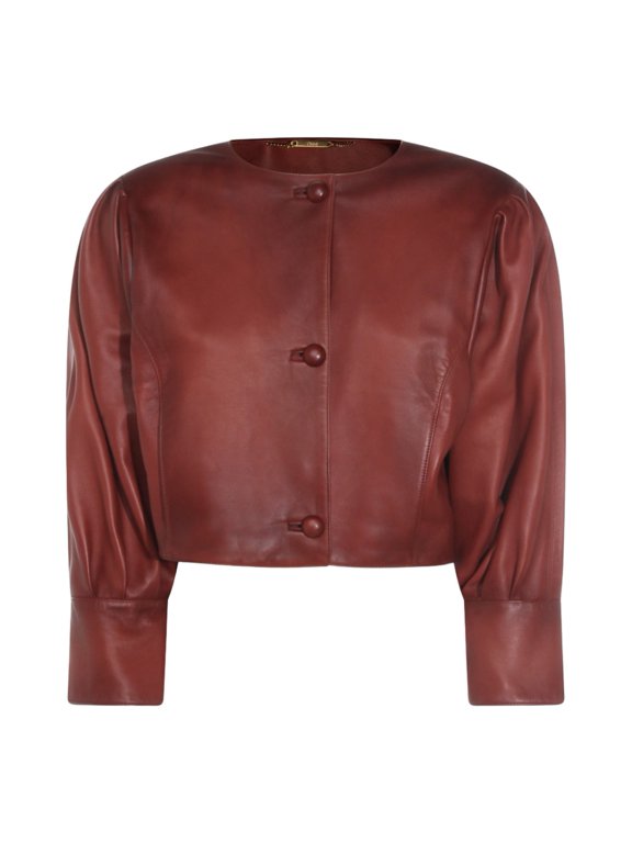 Double-Breasted Tailored Jacket With Notched Lapel (Women's)
