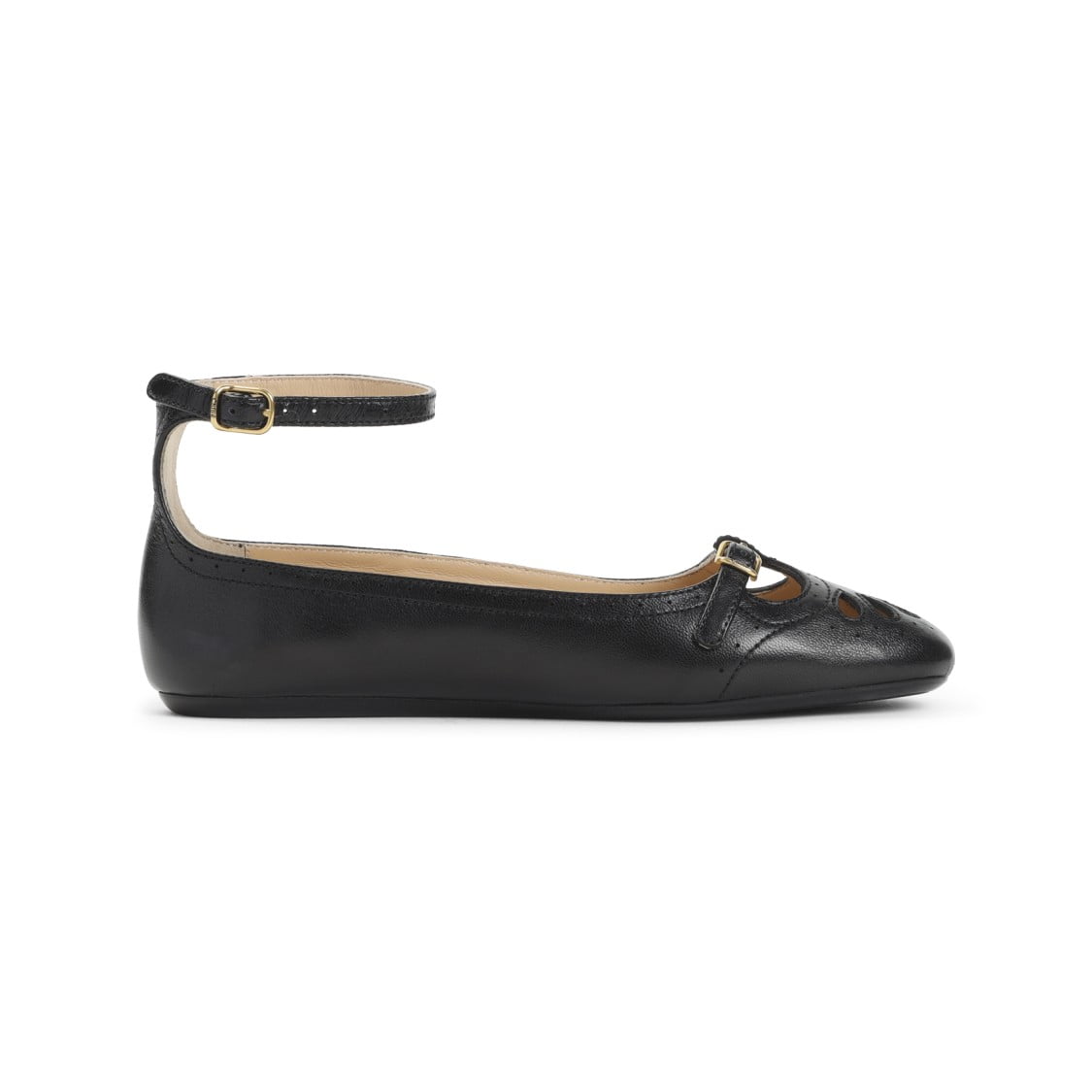 Chloé Pointed Toe Flat Shoes Black (Women's) - Walmart