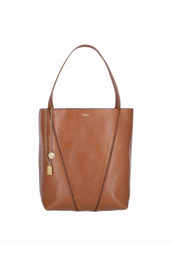 Women's "Spin" Tote Bag Brown Brown