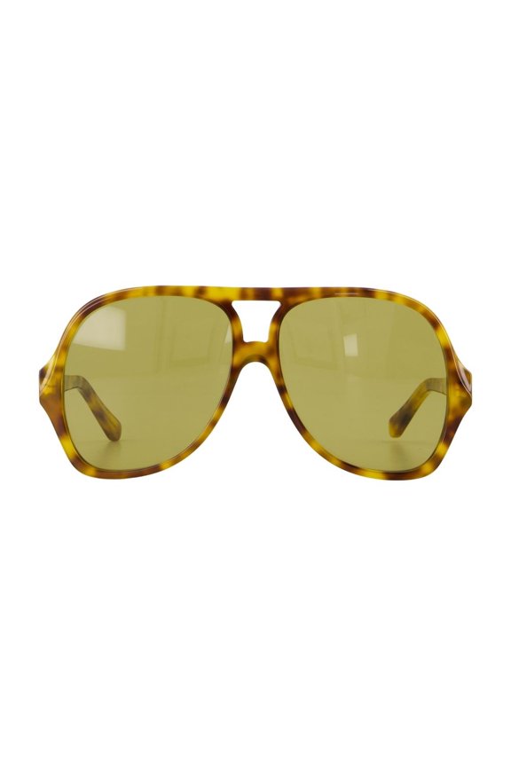 Women's Oversized Tortoiseshell Acetate Sunglasses Brown