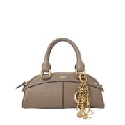 Chlo  Women's Structured Handbag In Soft Beige Calf Leather Brown