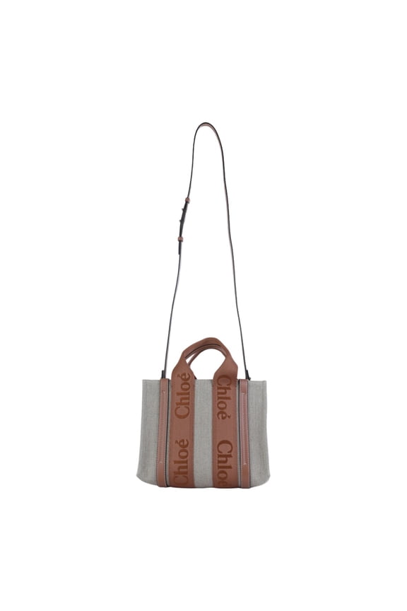Women's Textured Grey Tote Bag With Embroidered Straps Pink