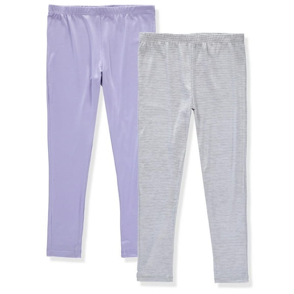 Chloe B. Popular Girls 8-14 2-Pack Leggings(Purple 12)