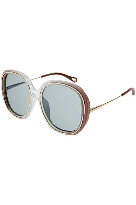 e CH0078SA-30011531003 Women's Shiny Rust Brown Sunglasses