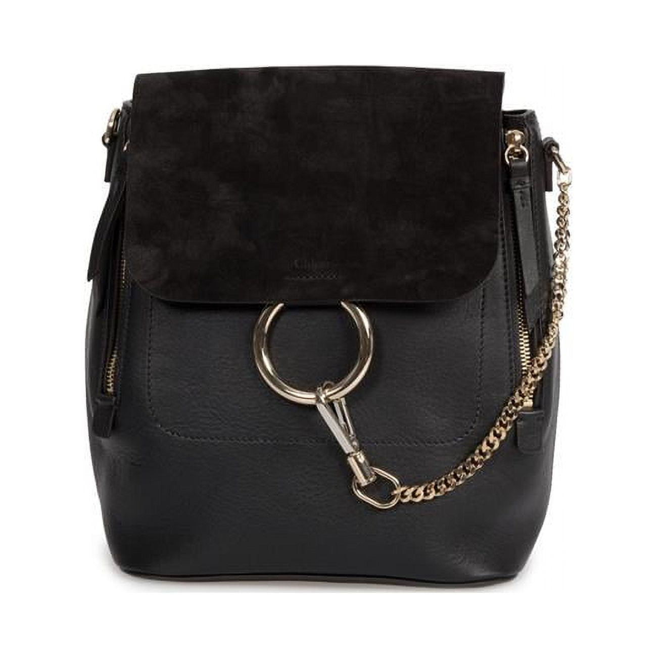 Chloe Leather Convertible Backpack and Crossbody Bag