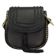 thumbnail image 1 of Chloe CHL-HBAG-HSON-BLK-GLD-S Hudson Calfskin Shoulder Bag, Black with Gold Hardware, 1 of 7