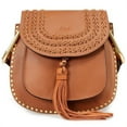 thumbnail image 1 of Chloe CHL-HBAG-HSON-BRN-GLD-S Hudson Calfskin Shoulder Bag, Caramel with Gold Hardware, 1 of 7